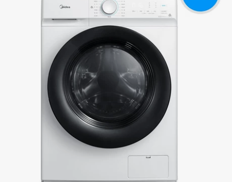 美的MG100V11D滚筒洗衣机全自动家用...