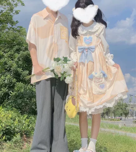 出塔塔塔原创正品小奶糕lolita带边夹，...