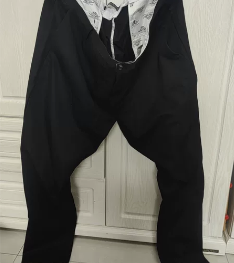 男士休闲裤黑色裤子加肥加大码 纯棉 几乎全...