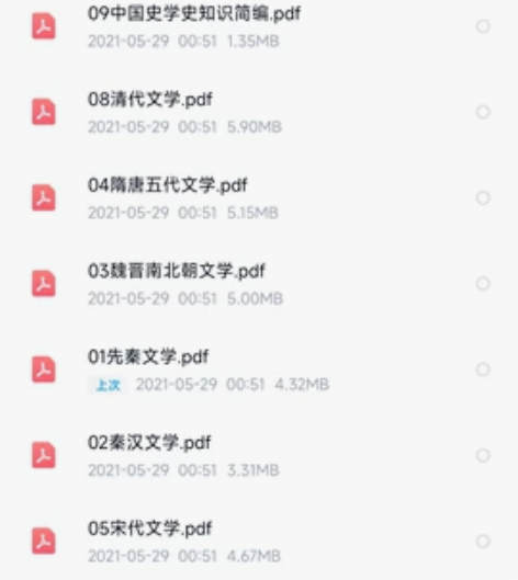 文学考研资料， 有古代文学、现当代文学、外...