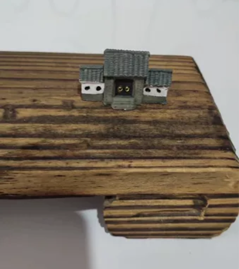 高山流水人家木雕摆件以前在淘宝1200买的...