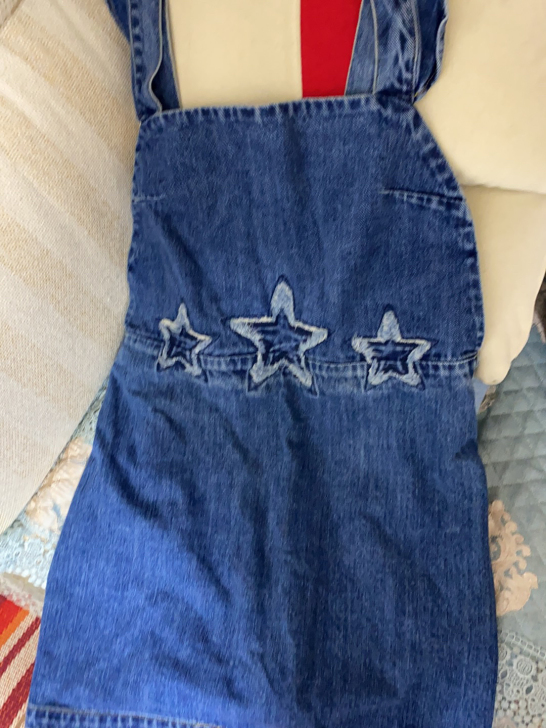 mango背带裙 国外买的 L码 全新 没...