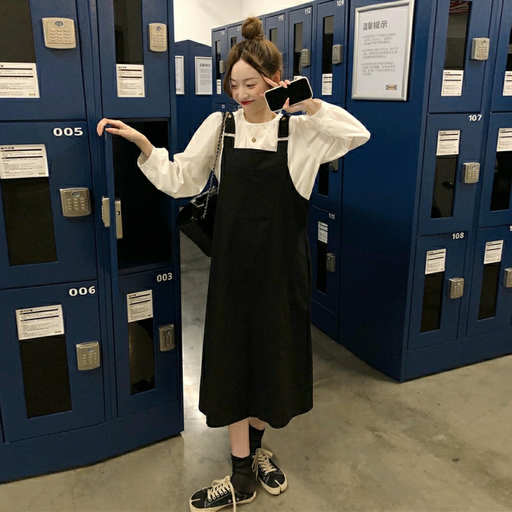 不太爱穿背带裙，之前买的都没穿过