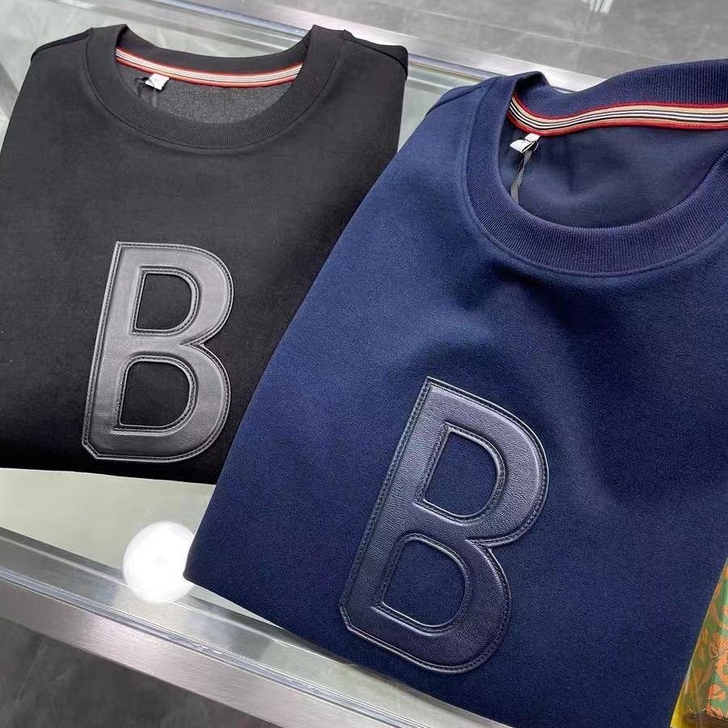 欧美高街外贸贴皮绣花男士圆领套头卫衣202...