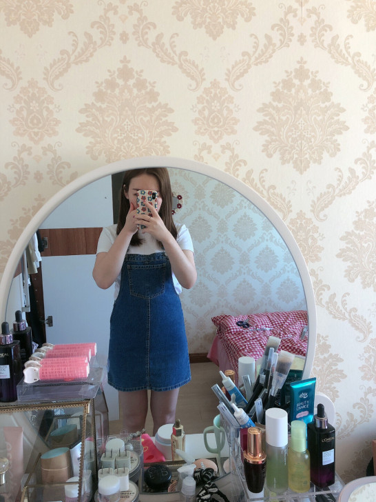 bershka背带裙全新就穿过一次