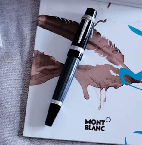 万宝龙大文豪巴尔扎克ef尖，全新正品，盒证...