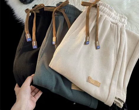 [1]裤子男生秋季宽松运动裤男裤春秋冬休闲...