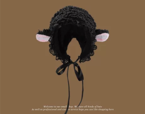 多功能一体小熊围巾帽子女秋冬爆款冬季帽子女...