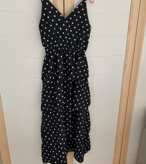 波点吊带背心连衣裙 均码 穿一次不退换 包邮
