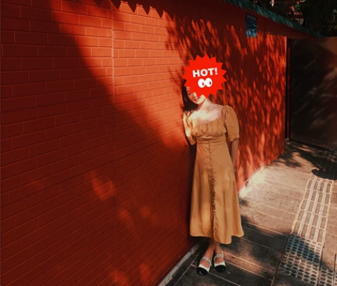 两穿姜黄色连衣裙,很修饰身材,加了暗扣不容...