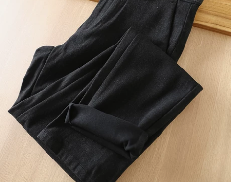 原299！一线剪标男裤秋冬男士磨毛纯色修身...