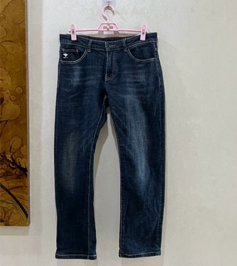 雅鹿男士牛仔裤，170，32码，轻微弹力，...