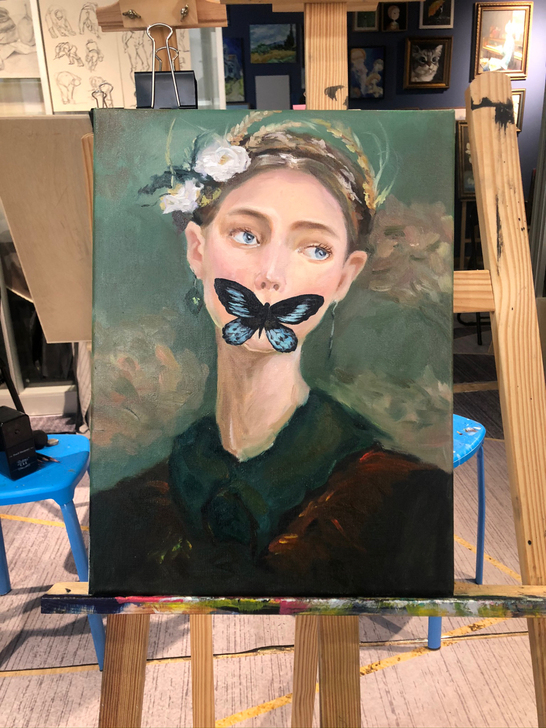 油画风景 丙烯画油画定制 纯手绘作品 艺术...