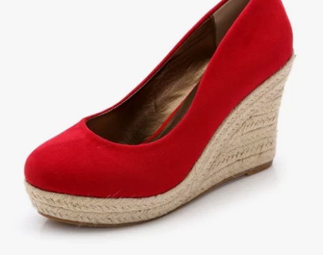 高跟浅口单鞋厚底鞋泡沫底秋鞋红色婚鞋大小码...