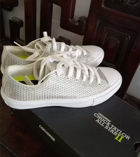 全新 匡威 金属银色款 37码 天津...