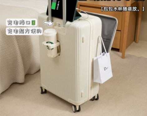 行李箱女多功能学生20寸登机箱万向轮拉杆箱...