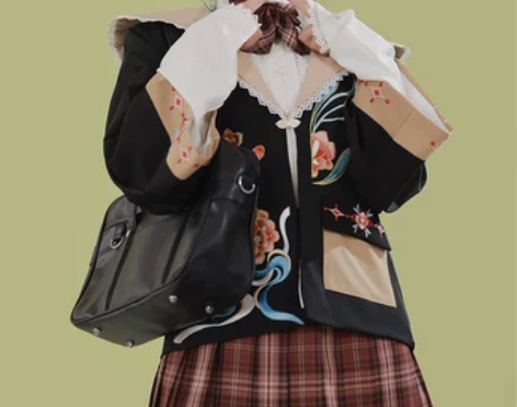 【风尚价】耀春森下蝶原创改良汉元素学生衬衫...