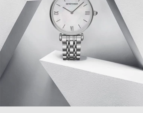 Armani阿玛尼手表女表女士石英小表盘镶...