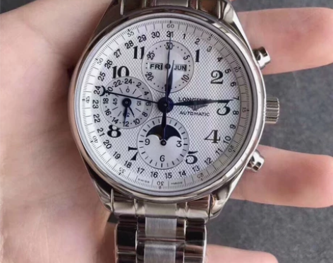 闲置手表男 浪琴名匠月相机械表水鬼全自动机...