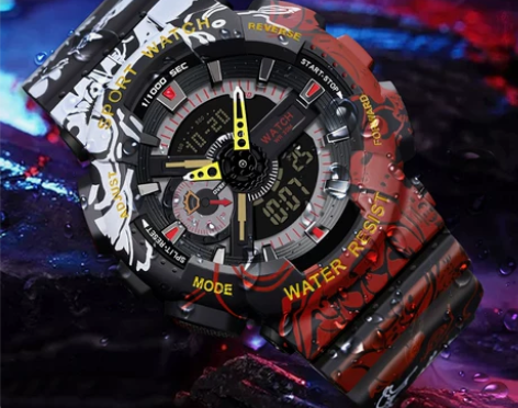 ins风潮流电子手表男女款中学生运动联名简...