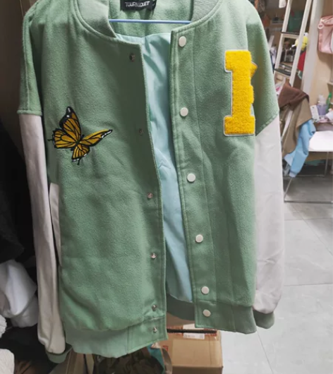 tourniquet绿色棒球外套！s码 本...