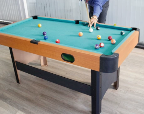 台球桌家用大号成人美式桌球台16彩木制室内...