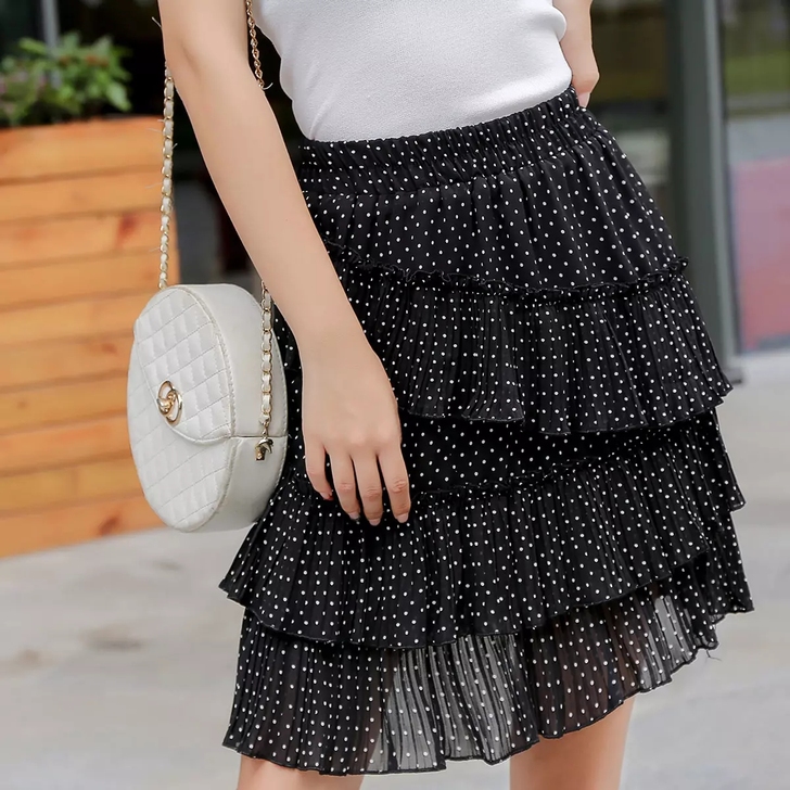 ZiCONCEPT | 韩版圆点松紧腰蛋糕...