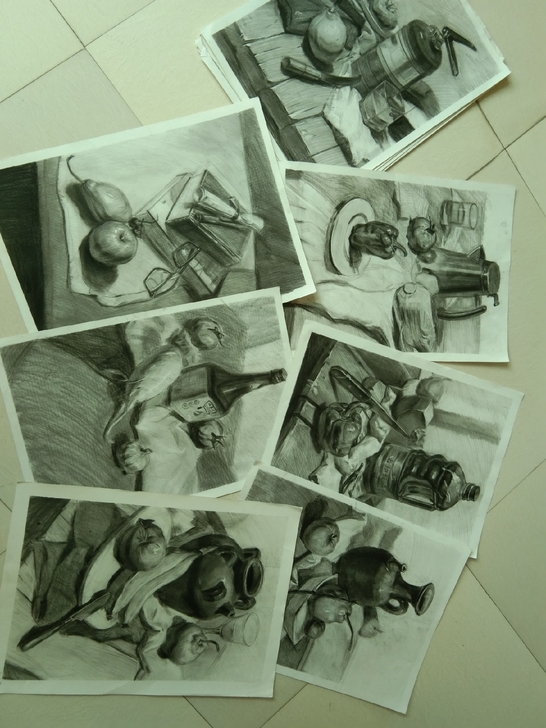 【素描静物】都是成品 四开