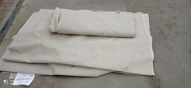 雨露麻加厚油画布，幅宽1.7米，纯天然雨露...