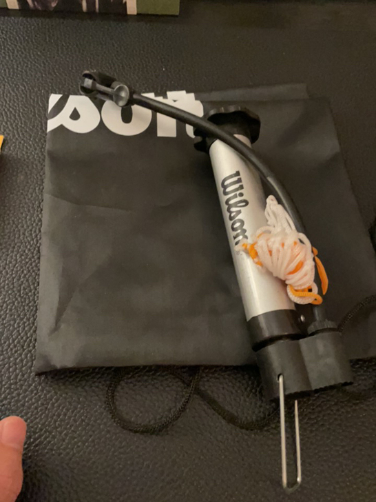 NBA指定品牌威尔逊篮球袋+威尔逊打气筒+...