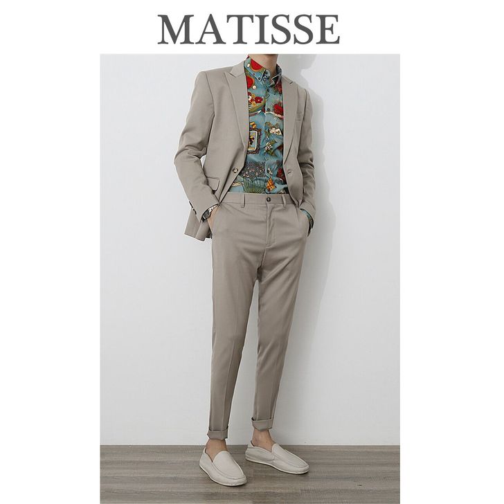 韩国东大门英伦风潮流男士西服休闲正装韩版帅...