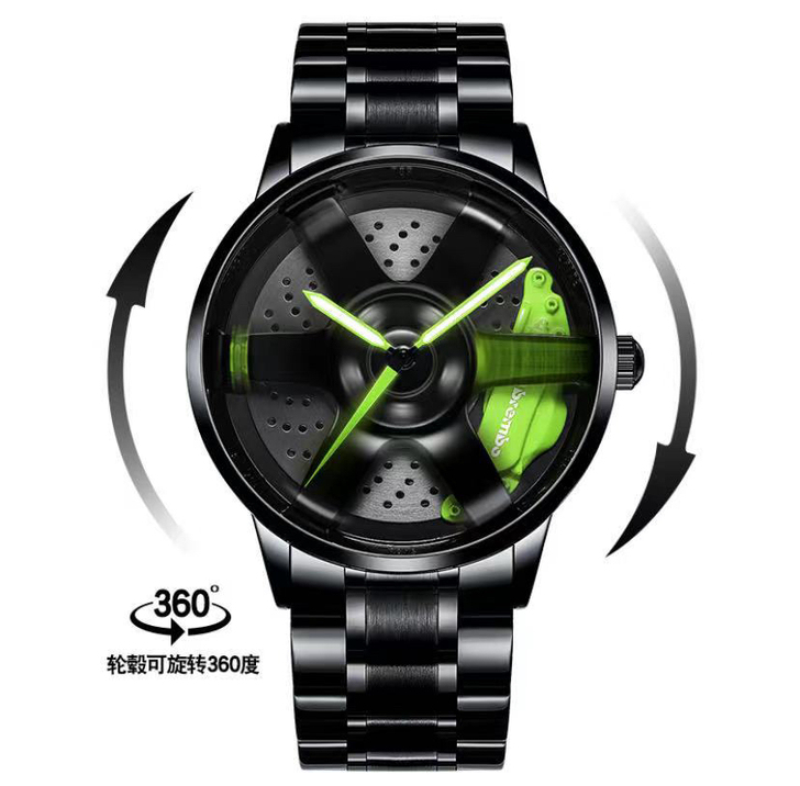 全新进口te37轮毂手表，轮毂能旋转 ，指...