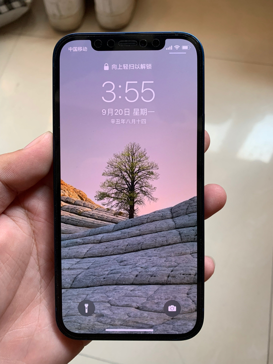 苹果12,蓝,64美版黑解无锁,全原无拆修...