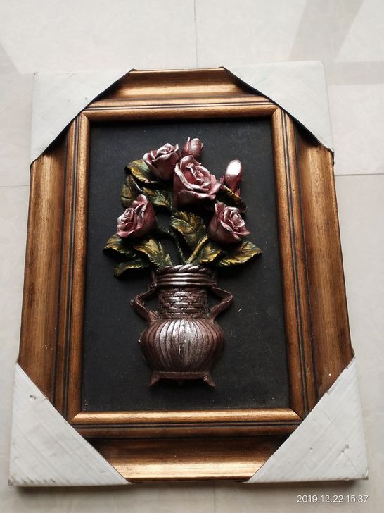 工艺画:立体浮雕画 欧式风