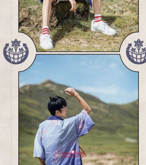 uwowo悠窝窝服饰刀剑乱舞系列 今剑羽织...