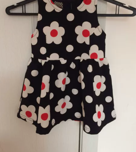 女宝宝背心裙连衣裙，裙长45厘米，适合身高...