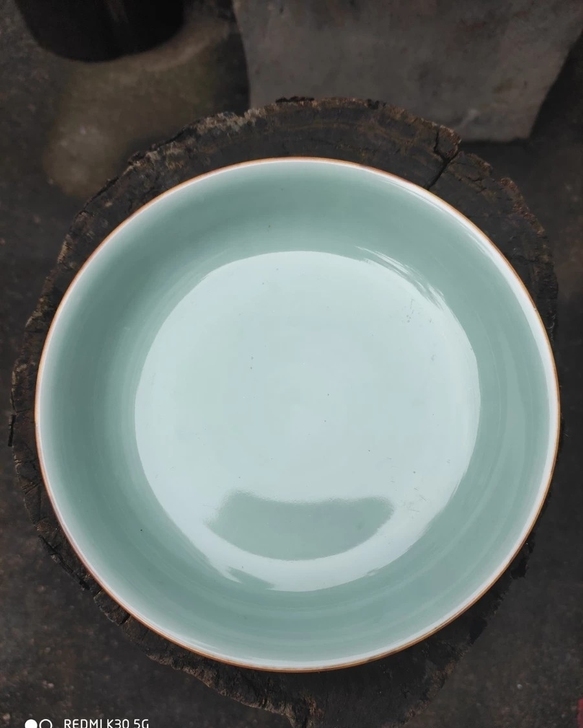 名称: 豆青釉盘