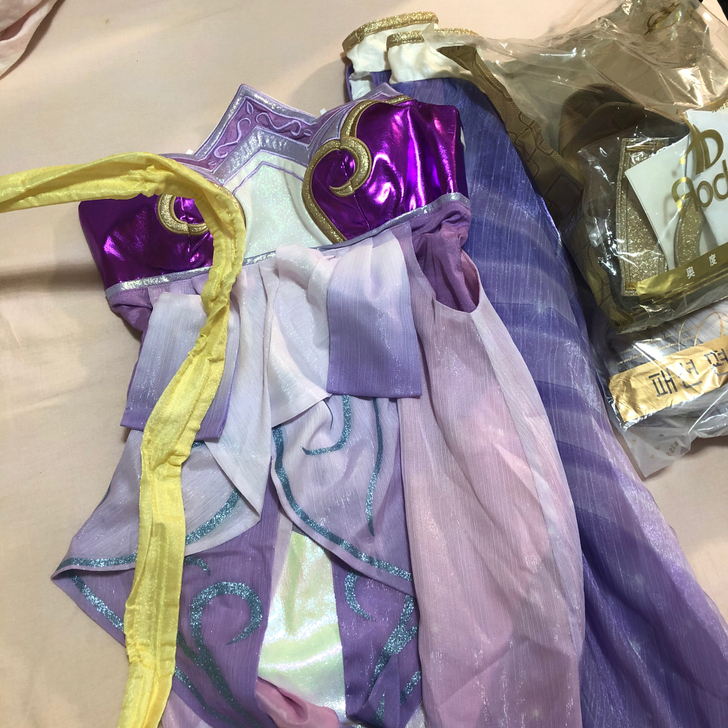 【妹子专拍尾款】三分妄想 嫦娥cos 原皮...