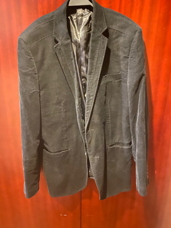 JACKJONES的黑色条绒西服外套，大概...