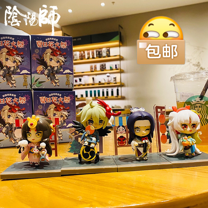 阴阳师手办夏日火花.游园场景盲盒     ...