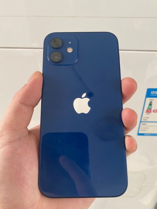 苹果12蓝色，128g，国行全原装，无拆无...