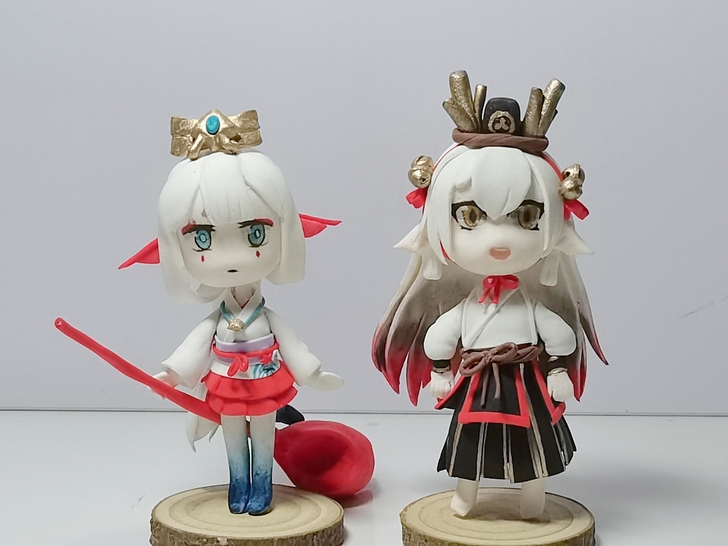 阴阳师！百鬼幼儿园铃鹿御前千姬超轻粘土q版...