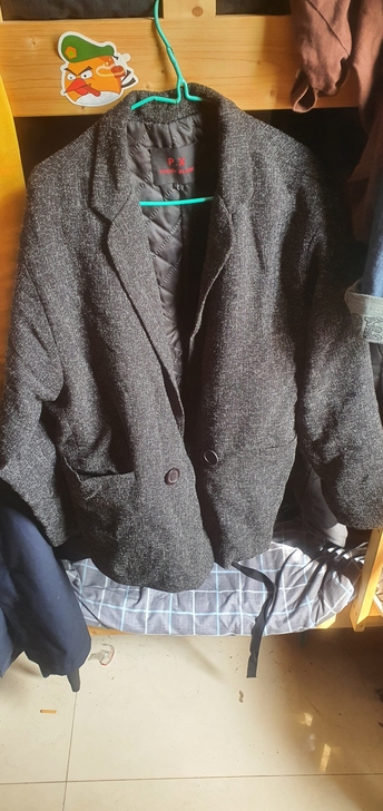 男士西服  加棉  l码 某宝购入 九新 ...