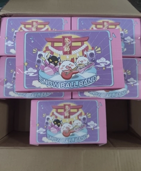 阴阳师茨球乐队叠叠乐抱财茨球不倒翁盲盒手办...