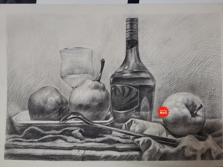 可接风景素描，静物，人物等，