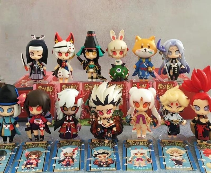 新奥迪双钻阴阳师周边手办盲盒sp联名款不知...