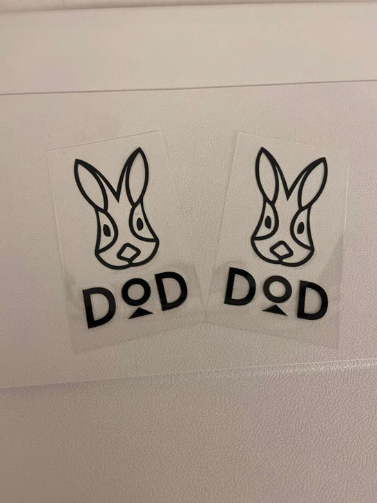 dod户外野营露营收纳箱贴纸防水车贴转印贴...