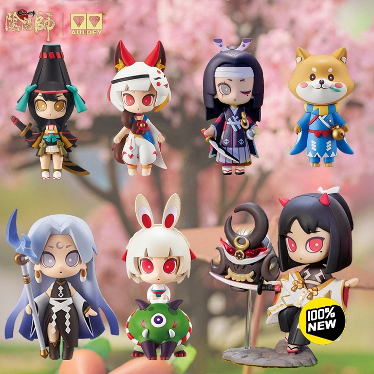 奥迪双钻第二弹阴阳师周边手办盲盒礼盒公仔人...