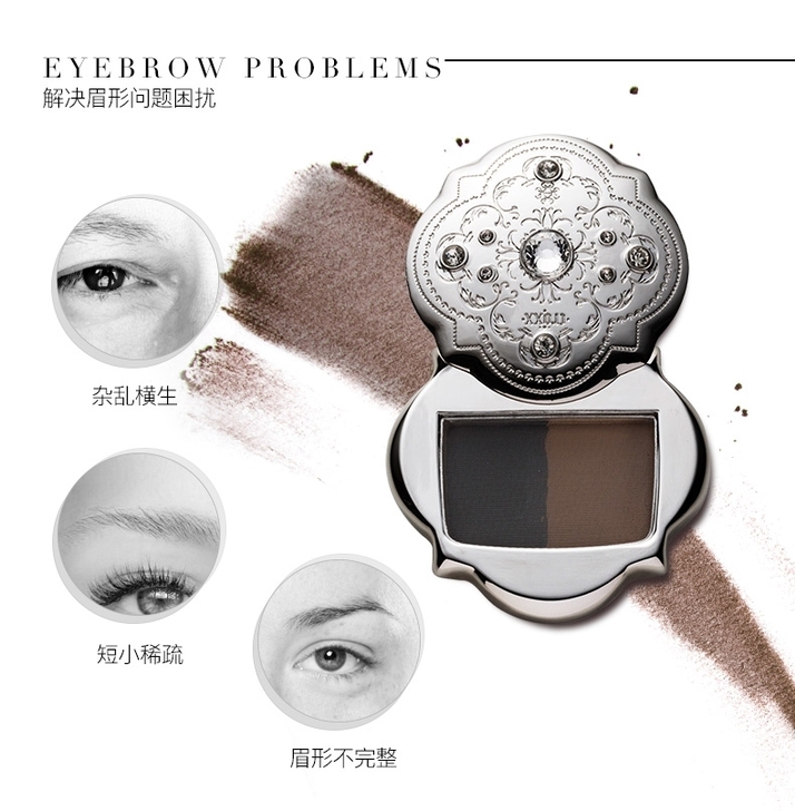 benny推荐宝石之盒双色眉粉防水防汗自然...