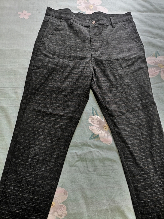 男士条纹休闲裤2条